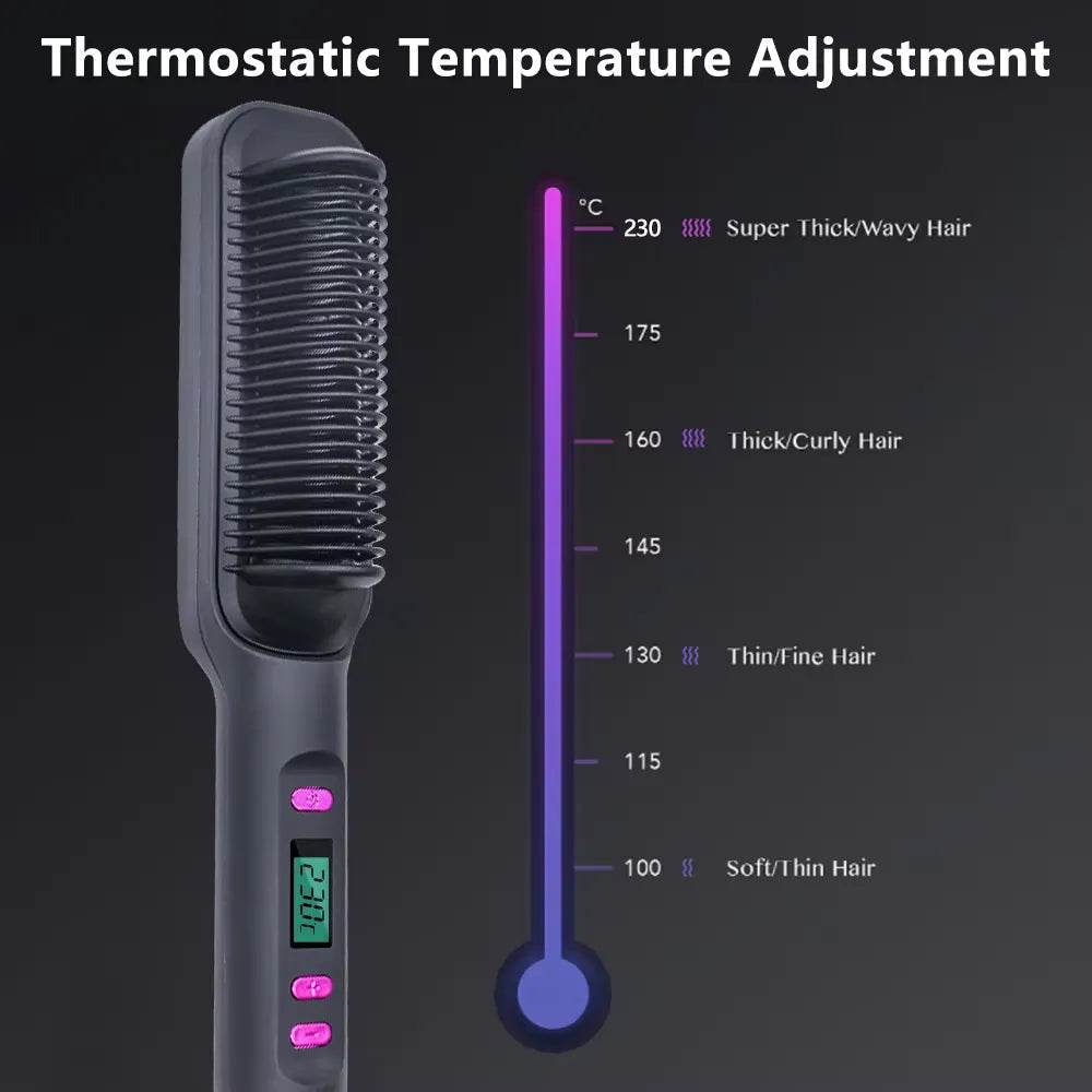 Electric Hair Straightening Comb - Stepvana