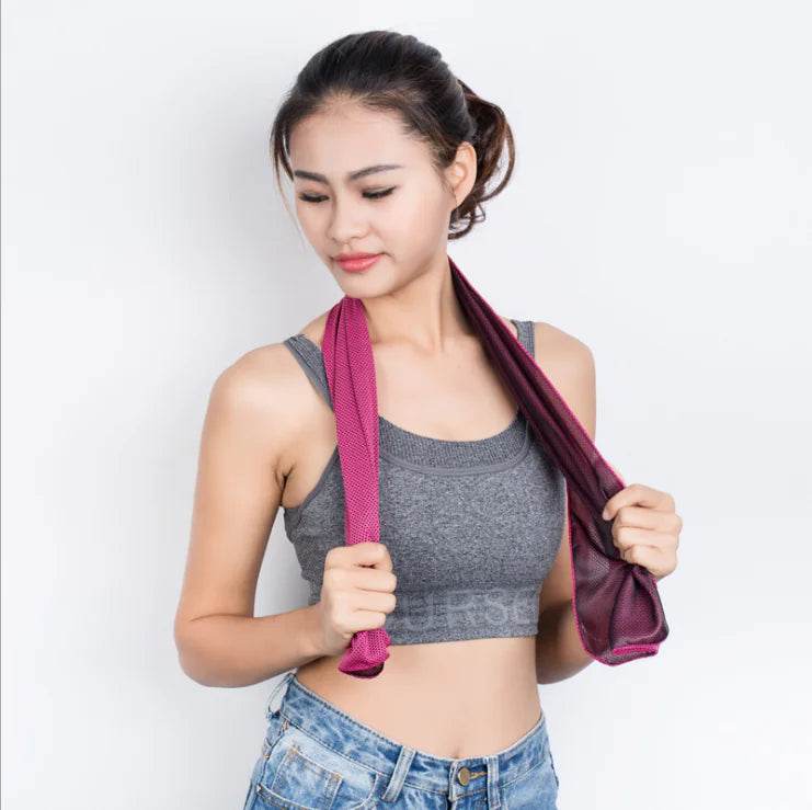 Cooling Sports Towel for Sweat Absorption and Relief - Stepvana
