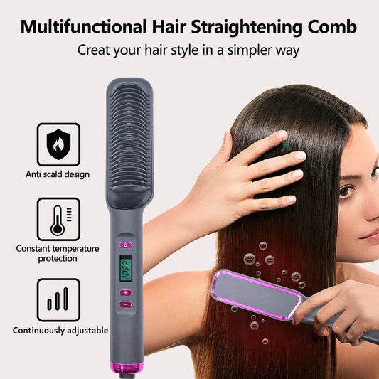 Electric Hair Straightening Comb - Stepvana